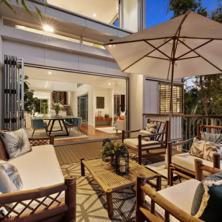 alfresco indoor outdoor view